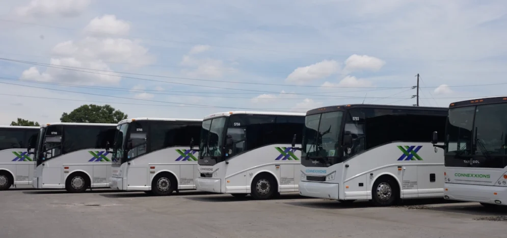 Connexxions charter bus rental in Orlando, FL for group transportation