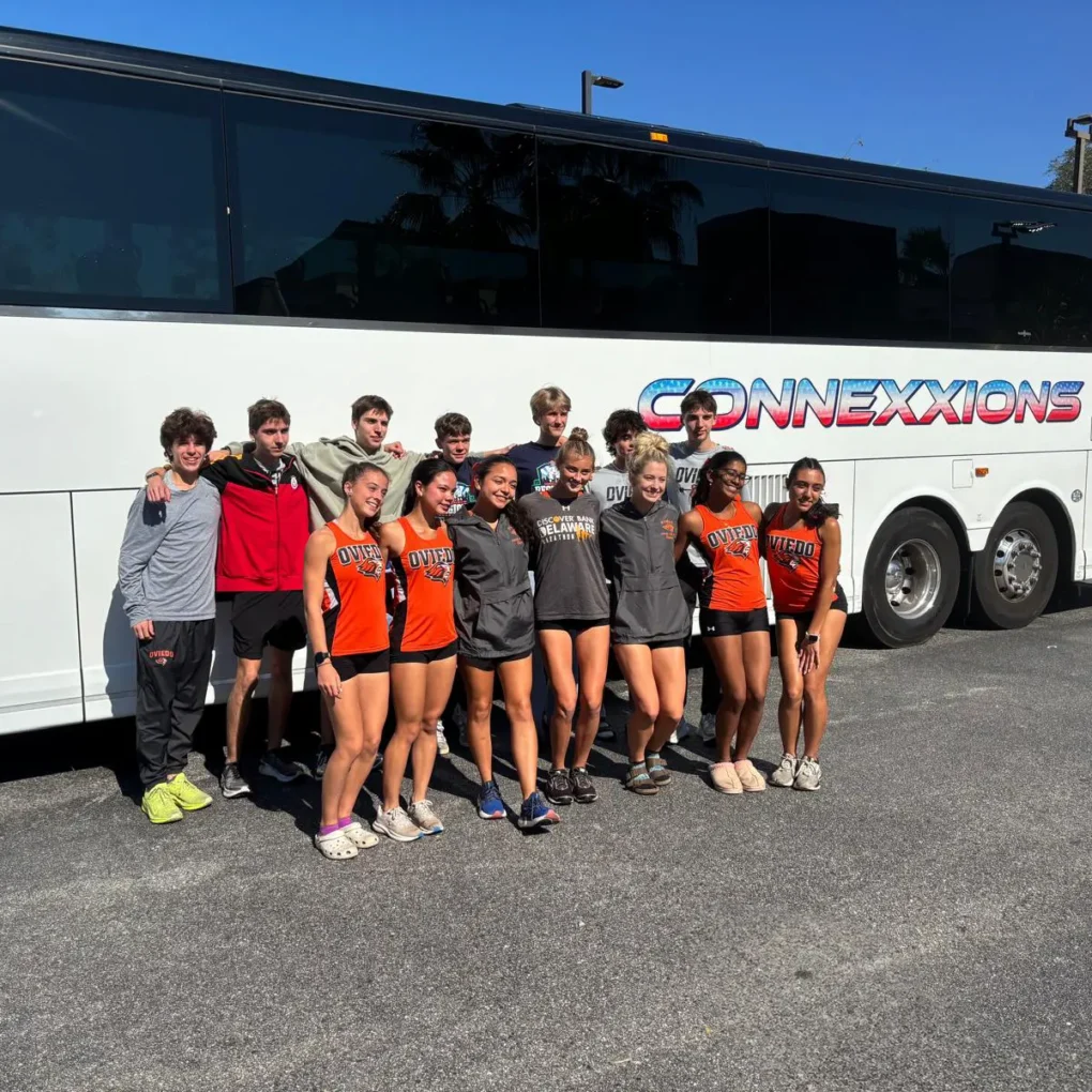 Charter bus for field trips - seating for groups